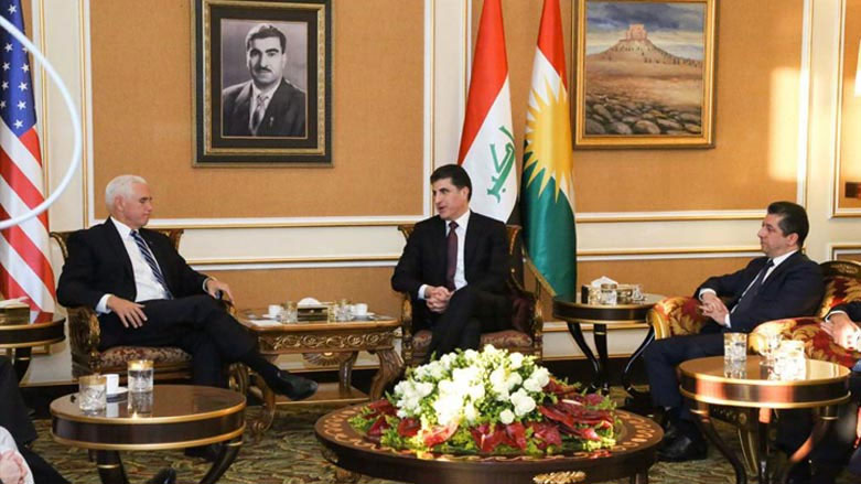 دیدار معاون رییس جمهور امریکا با رئیس اقلیم کردستان و نخست وزیر دولت اقلیم کردستان