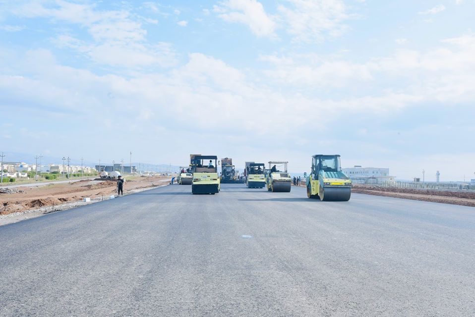 شارع 150 متر، هو الطريق السادس الذي يحيط بالمدينة على شكل دائرة – صورة: وزارة البلديات