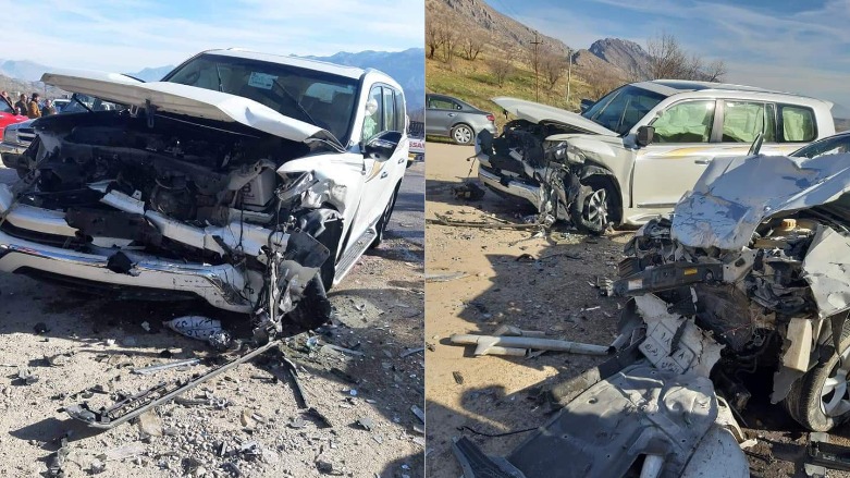 It is unclear what caused the accident. The injured were taken to a local hospital for treatment. (Photo: Kurdistan 24)