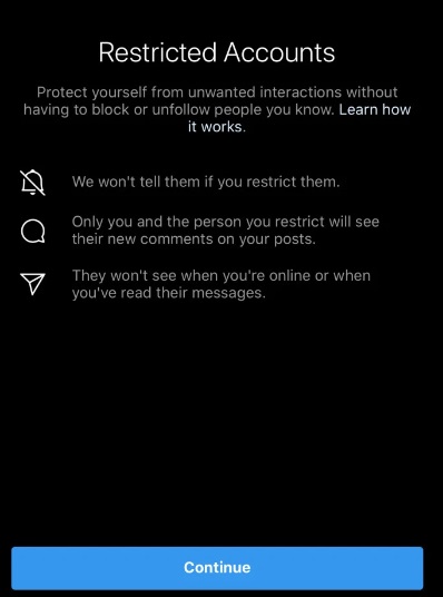 تایبەتمەندییەکە لە ئینستاگرام