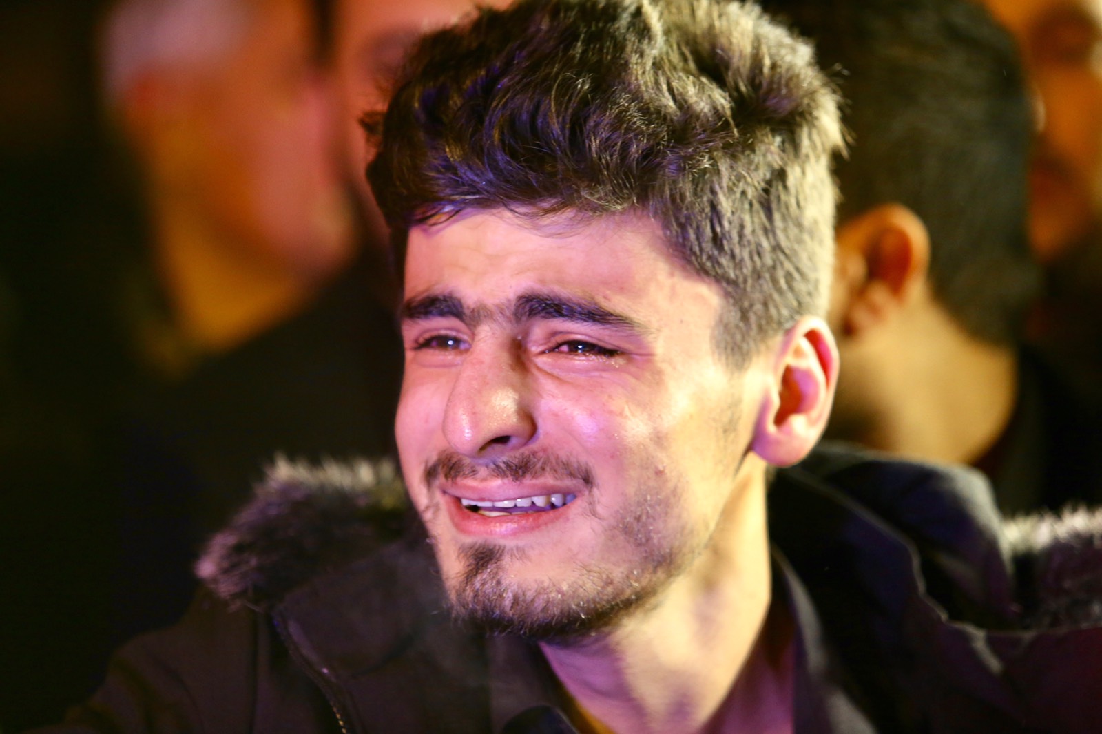 Grieving families in the Kurdistan Region's city of Sulaimani receive the bodies of five persons who recently died after a boat carrying them sank in the territorial waters between Greece and Italy, Jan. 25, 2020. (Photo: Kurdistan 24)