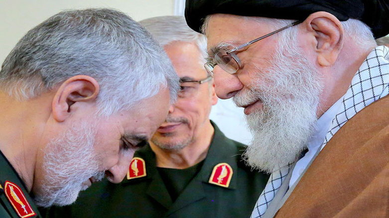 خامنەیی: قاسم سولەیمانی بە ئاواتی خۆی گەیشت
