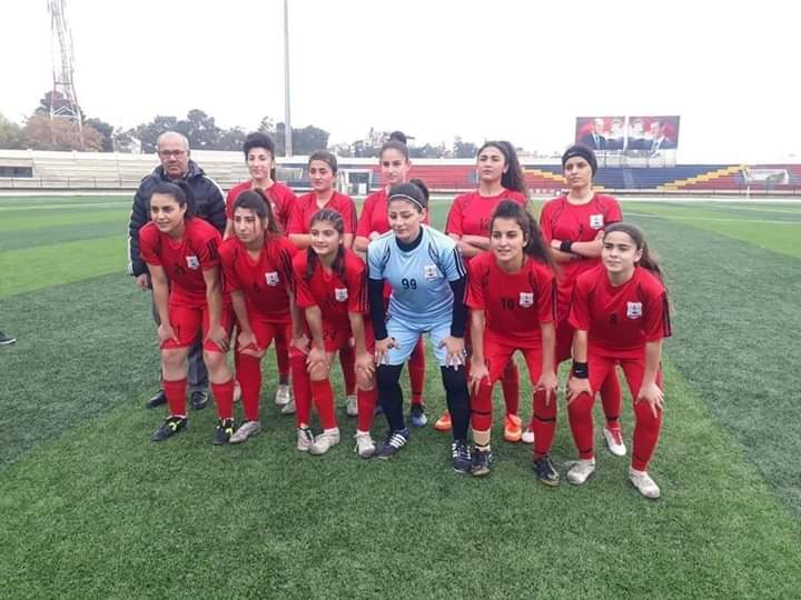 Tîma Amûda ya Jinan a Topapê bû Qehremana Sûriyê 