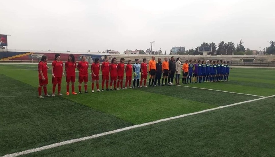 Tîma Amûda ya Jinan a Topapê bû Qehremana Sûriyê 