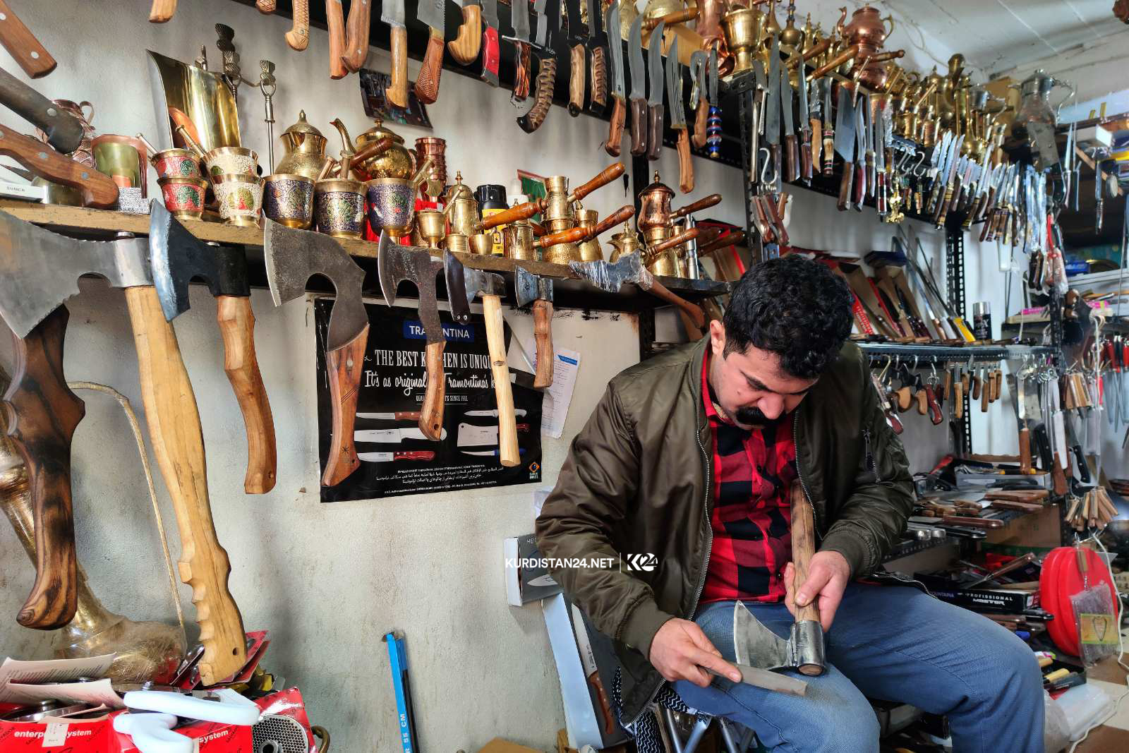 بازاڕی ئاسنگەرانی سلێمانی