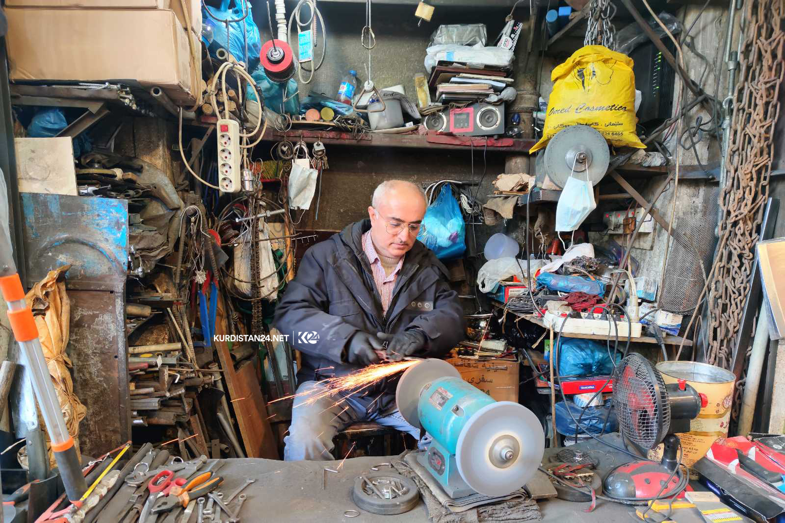 بازاڕی ئاسنگەرانی سلێمانی