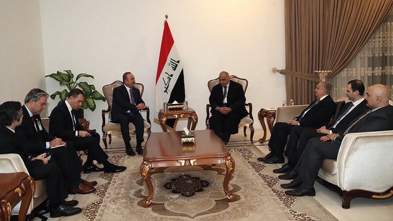 Ebdulmehdî û Çawvuşoglu rewşa navçeyê guftûgo dikin 