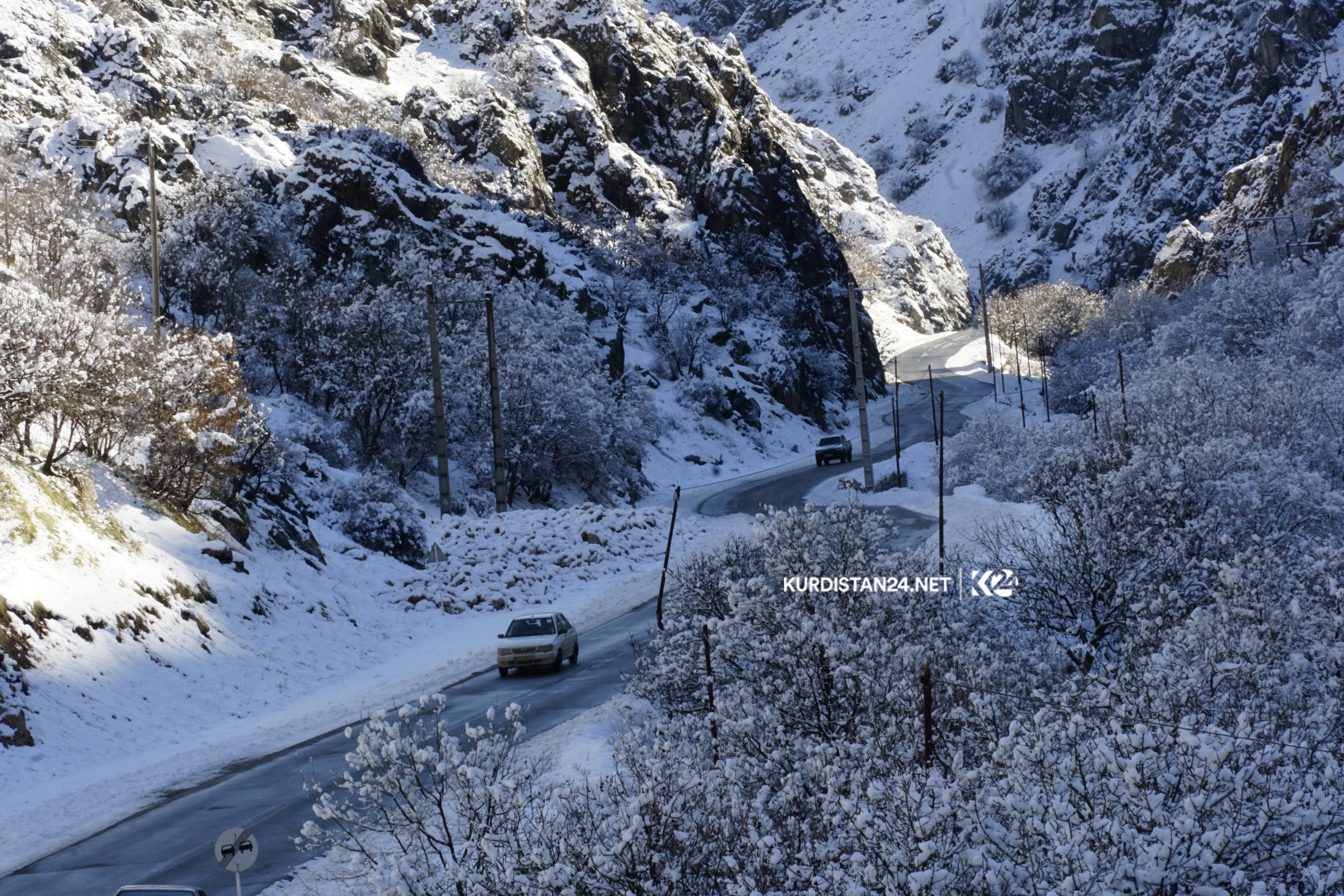وەرزی زستان لە ئاوایی دزڵی ناوچەی هەورامان