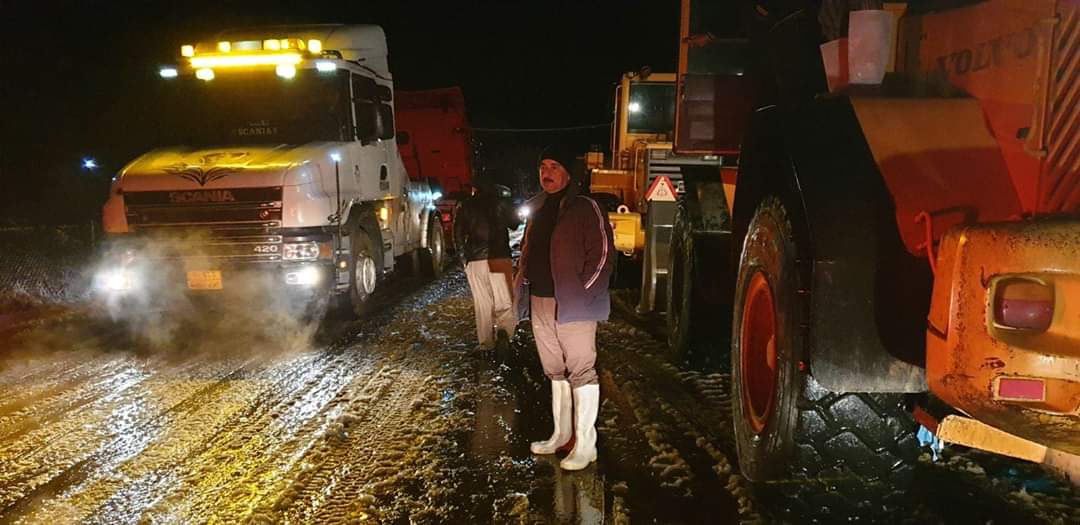 PHOTOS: Heavy snowfall in Kurdistan Region causes roadblocks in Erbil, Sulaimani