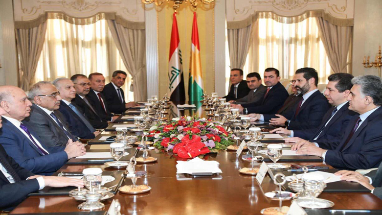 Mesrûr Barzanî û Adil Abdulmehdî: Pêwîst e Iraq ji milmilaneyên herêmî û derveyî dûr be 