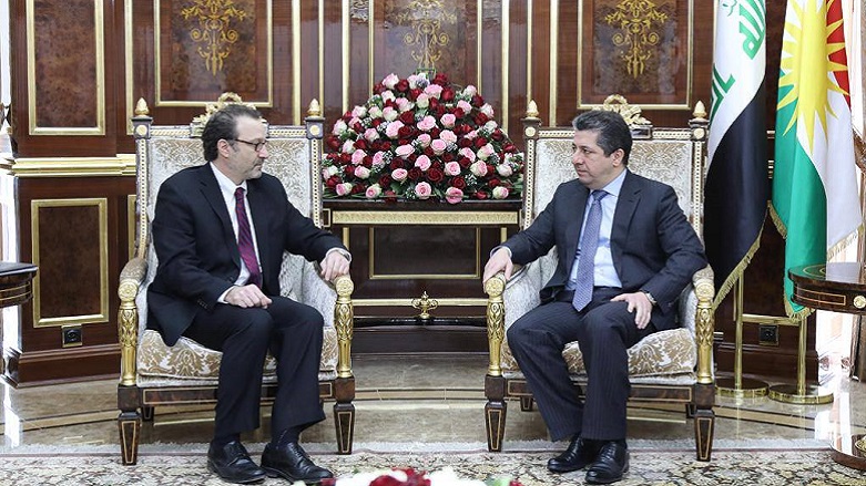 Mesrûr Barzanî û Alîkarê Wezîrê Derve yê Amerîka pêşhatên Iraq û navçeyê guftûgo kirin