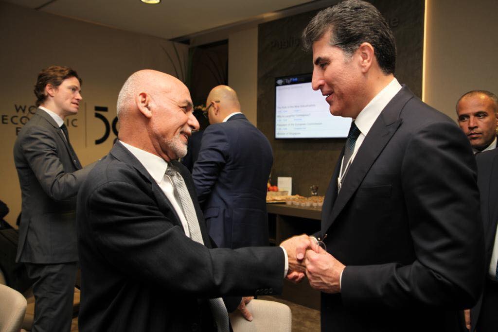 رییس جمهوری افغانستان و نچیروان بارزانی