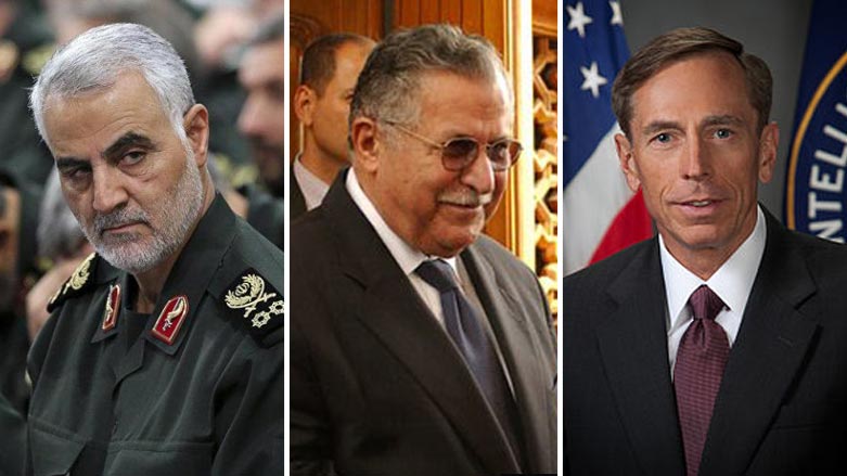 ده‌یڤید پێترایۆس باسی ناوه‌ڕۆكی نامه‌یه‌كی سوله‌یمانی ده‌كات كه‌ له‌ رێگه‌ی مام جه‌لاله‌وه‌ پێی گه‌یشتووه‌