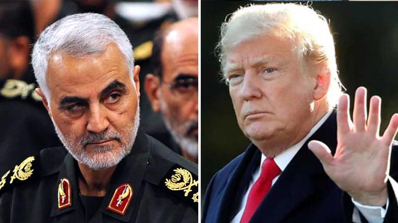 تره‌مپ: به‌ فه‌رمانی قاسم سوله‌یمانی هێرش كراوه‌ته‌ سه‌ر باڵیۆزخانه‌ی ئه‌مه‌ریكا له‌ به‌غدا