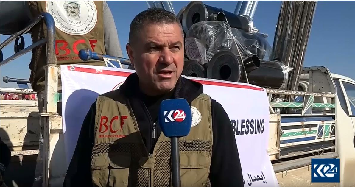 Dezgeha Xêrxwazî ya Barzanî 7emîn karwanê alîkariyên mirovî gihande Rojava