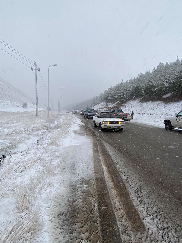 بالصور | الثلوج تشل حركة المواصلات في مناطق بإقليم كوردستان
