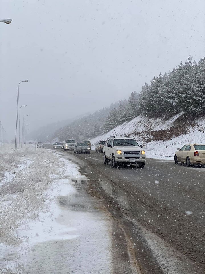 PHOTOS: Heavy snowfall in Kurdistan Region causes roadblocks in Erbil ...