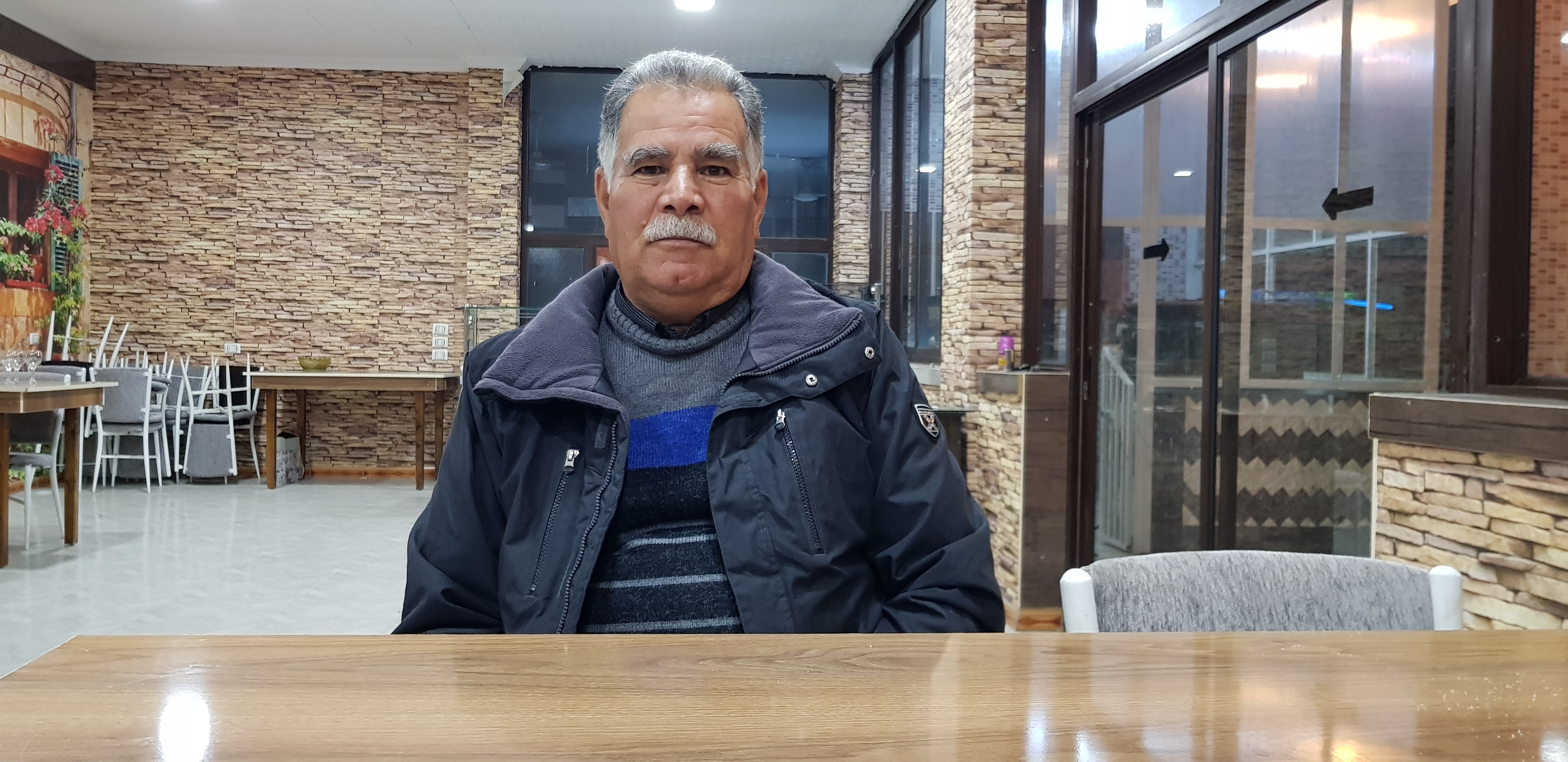 Ismet Sheikh Hassan, head of the Kobani Military Council, during an interview with Kurdistan 24 in Kobani, Dec. 10, 2019. (Photo: Kurdistan 24/Wladimir van Wilgenburg)