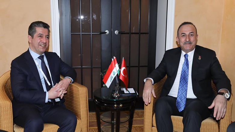 Mesrûr Barzanî û Mevlud Çavuşoglu li Munchenê civiyan
