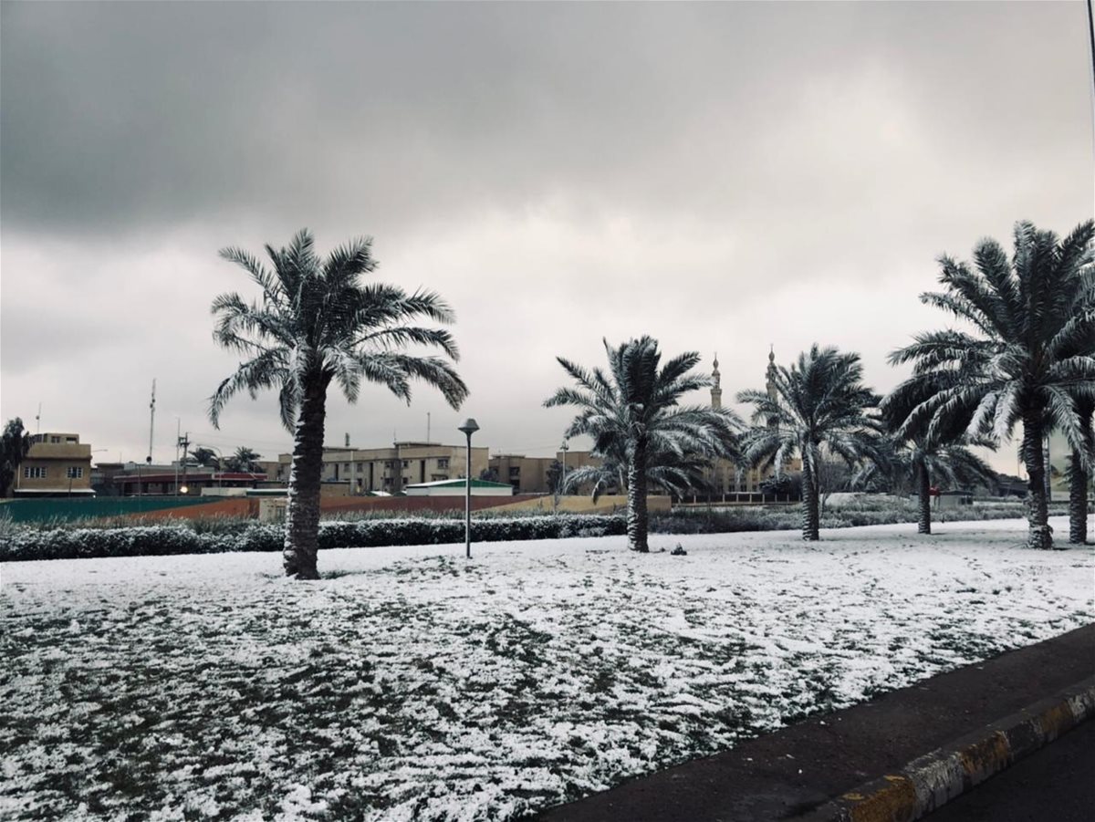 بەفربارین بەغدای گرتەوە