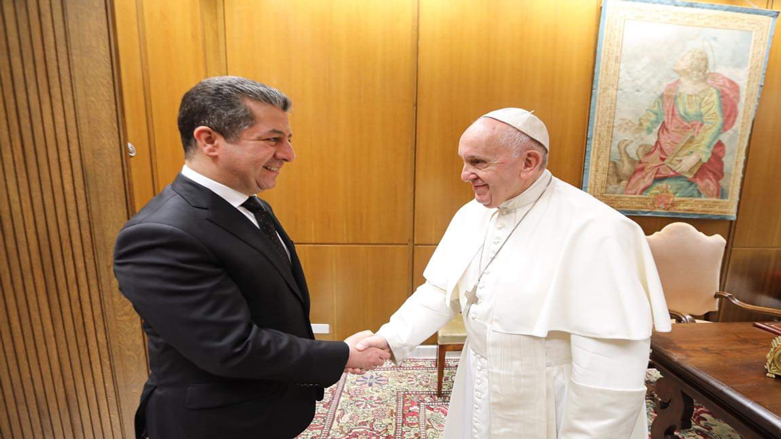Mesrûr Barzanî û Papayê Vatîkanê civîyan
