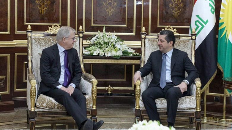 Mesrûr Barzanî û Balyozê Siwêdê li Iraqê tekeziyê li ser bihêzkirina pêwendiyan dikin 