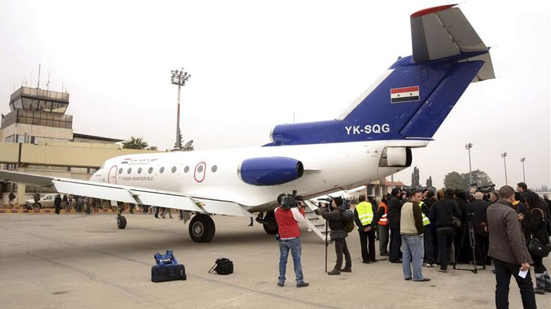 Yekem geşta esmanî gihîşt Firokxaneya Navdewletî ya Helebê 