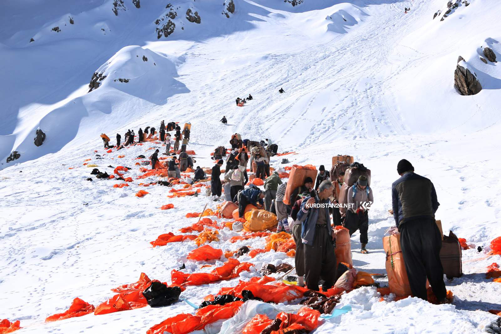 PHOTOS: The harrowing trek of the Kurdish Kulbar 