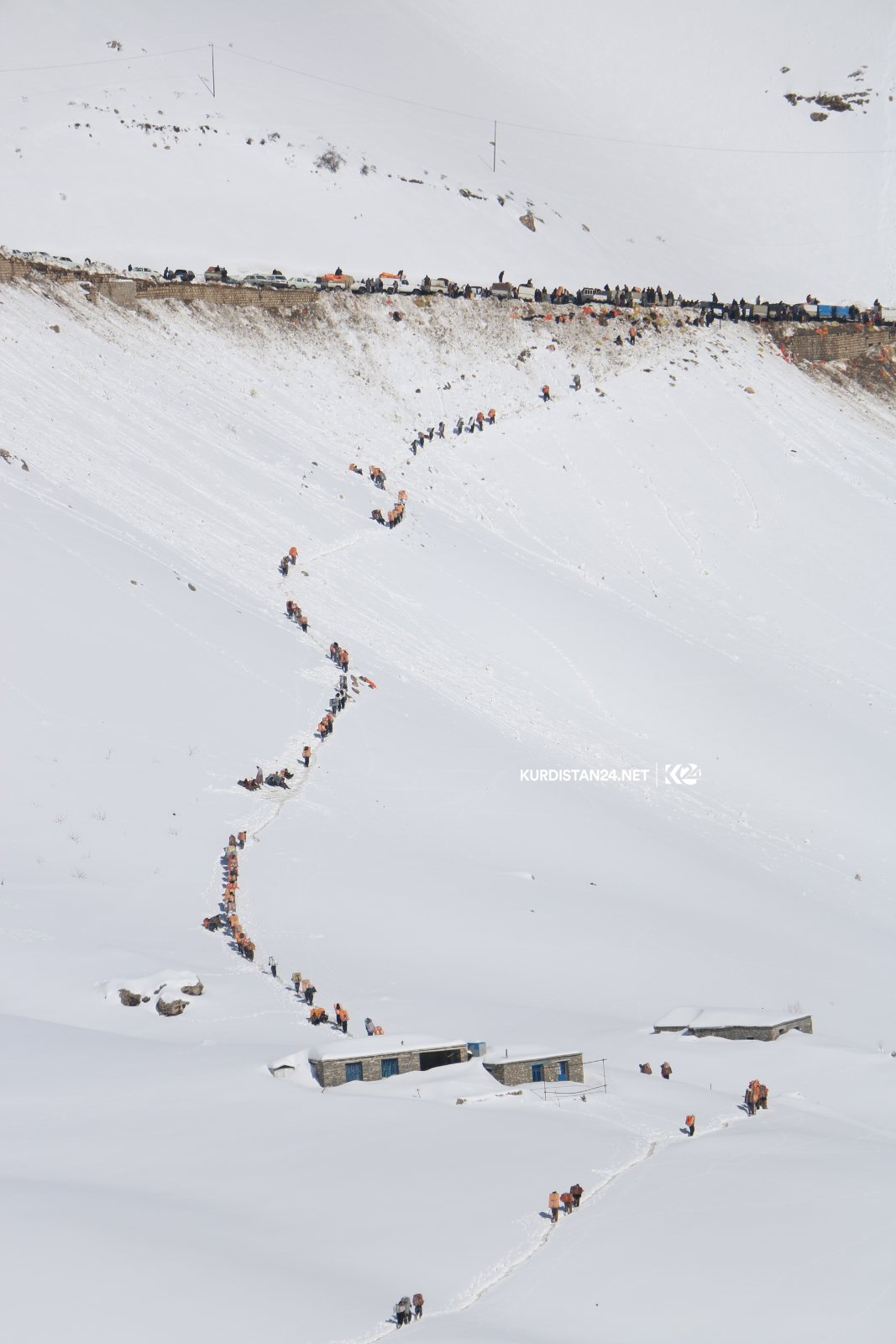 PHOTOS: The harrowing trek of the Kurdish Kulbar 