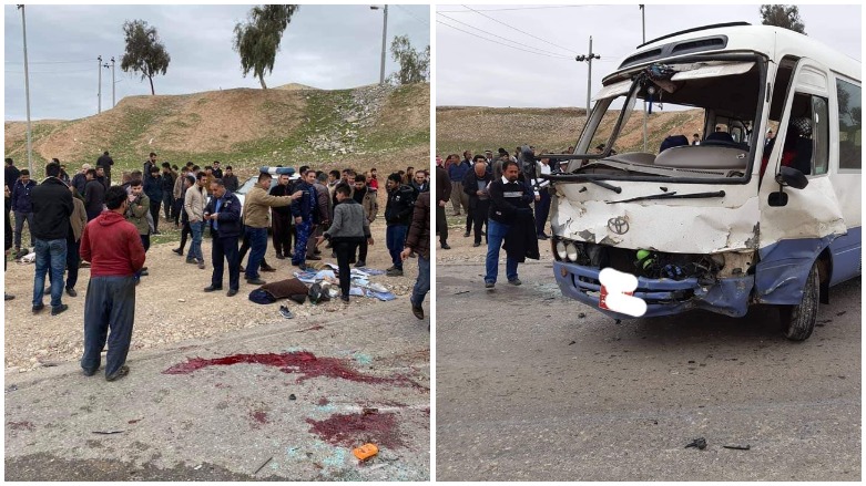 دواین زانیاری لەبارەی رووداوێکی هاتووچۆ لە کەلار