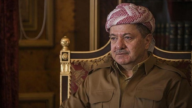 Serok Barzanî serxweşiyê li malbata Eta Şêx Hesen dike 