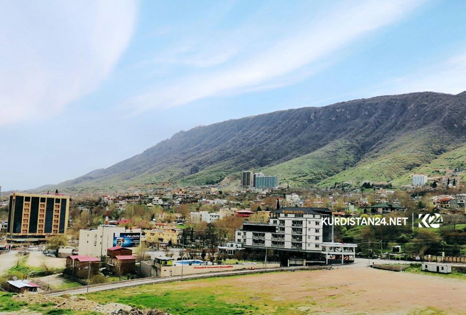 The Kurdistan Region resort town of Shaqlawa during the coronavirus lockdown. (Photo: Kurdistan 24)