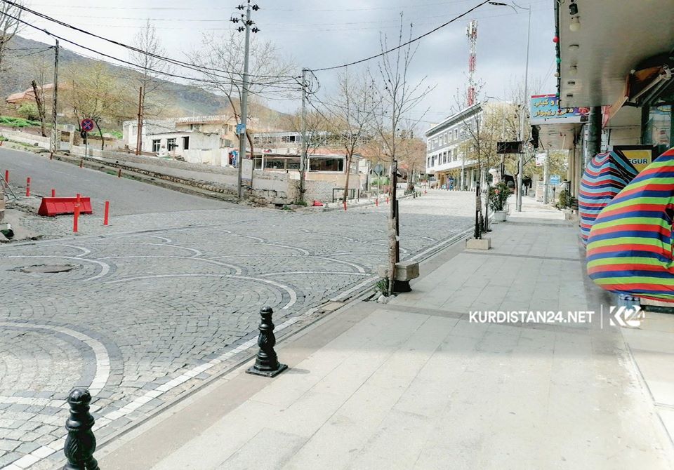 The Kurdistan Region resort town of Shaqlawa during the coronavirus lockdown. (Photo: Kurdistan 24)