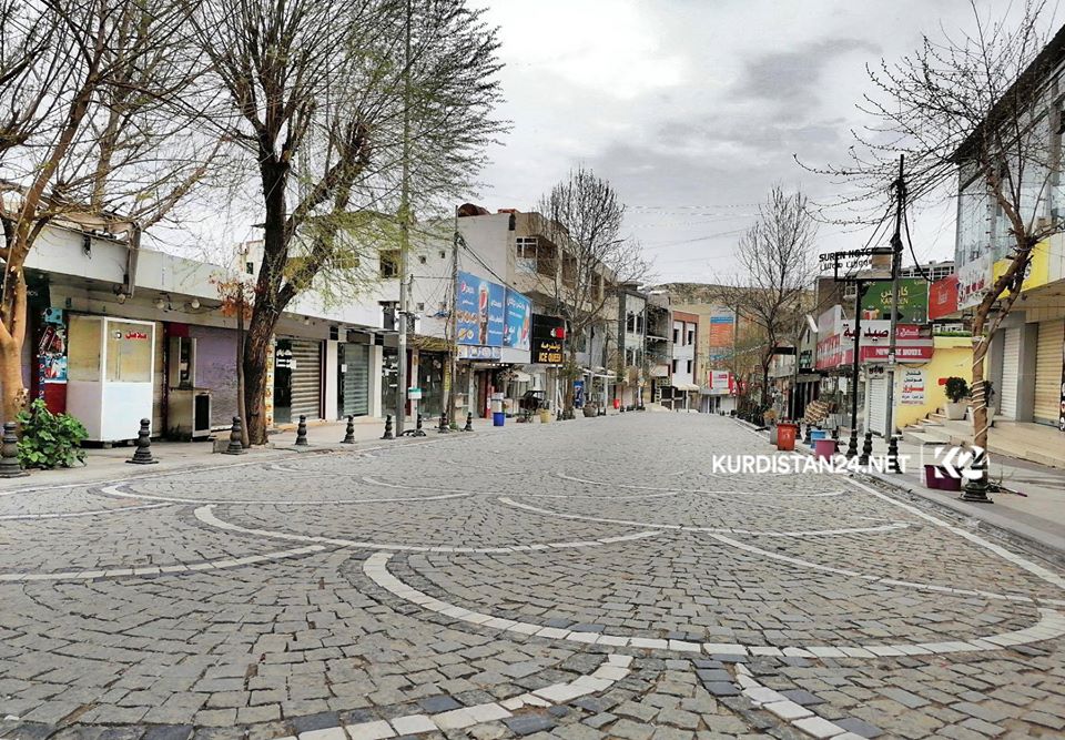The Kurdistan Region resort town of Shaqlawa during the coronavirus lockdown. (Photo: Kurdistan 24)
