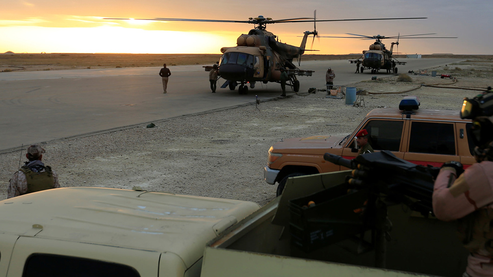 هجوم جديد يستهدف قاعدة تستضيف قوات اجنبية في العراق