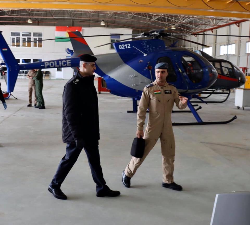 پۆلیسی هەولێر و تیمی پۆلیسی فڕۆکەوانی ئۆپەراسیۆنێكیان ئەنجامدا