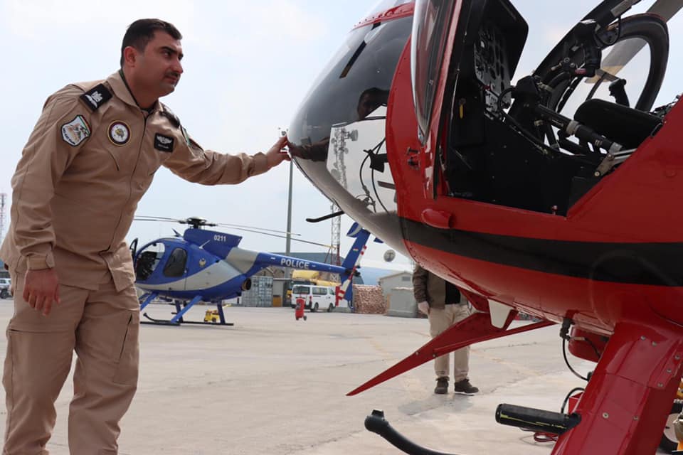 پۆلیسی هەولێر و تیمی پۆلیسی فڕۆکەوانی ئۆپەراسیۆنێكیان ئەنجامدا