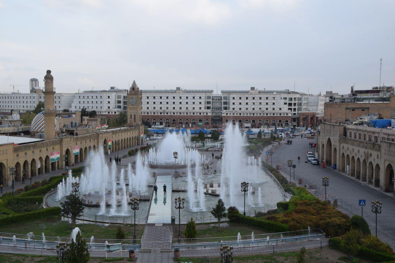 PHOTOS: Erbil marks Newroz with single bonfire and no public crowds