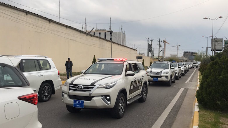 مسرور بارزانی به پلیس اربیل خودروی جدید اختصاص داد