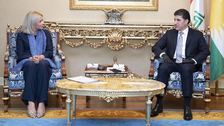 نشست رئیس اقلیم کردستان با نماینده‌ی UN در عراق