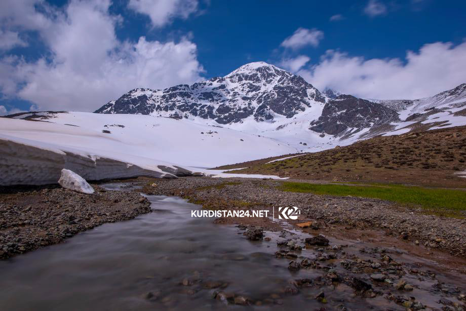 The mountains of Balakayati, located the Kurdistan Region's district of Choman. (Photo: Kurdistan 24)