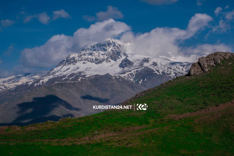 The mountains of Balakayati, located the Kurdistan Region's district of Choman. (Photo: Kurdistan 24)