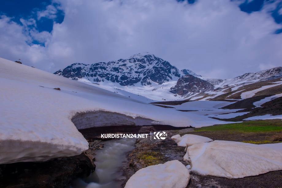 The mountains of Balakayati, located the Kurdistan Region's district of Choman. (Photo: Kurdistan 24)