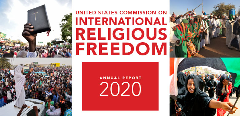 The US Commission on International Religious Freedom's annual report for 2020. (Photo: USCIRF)