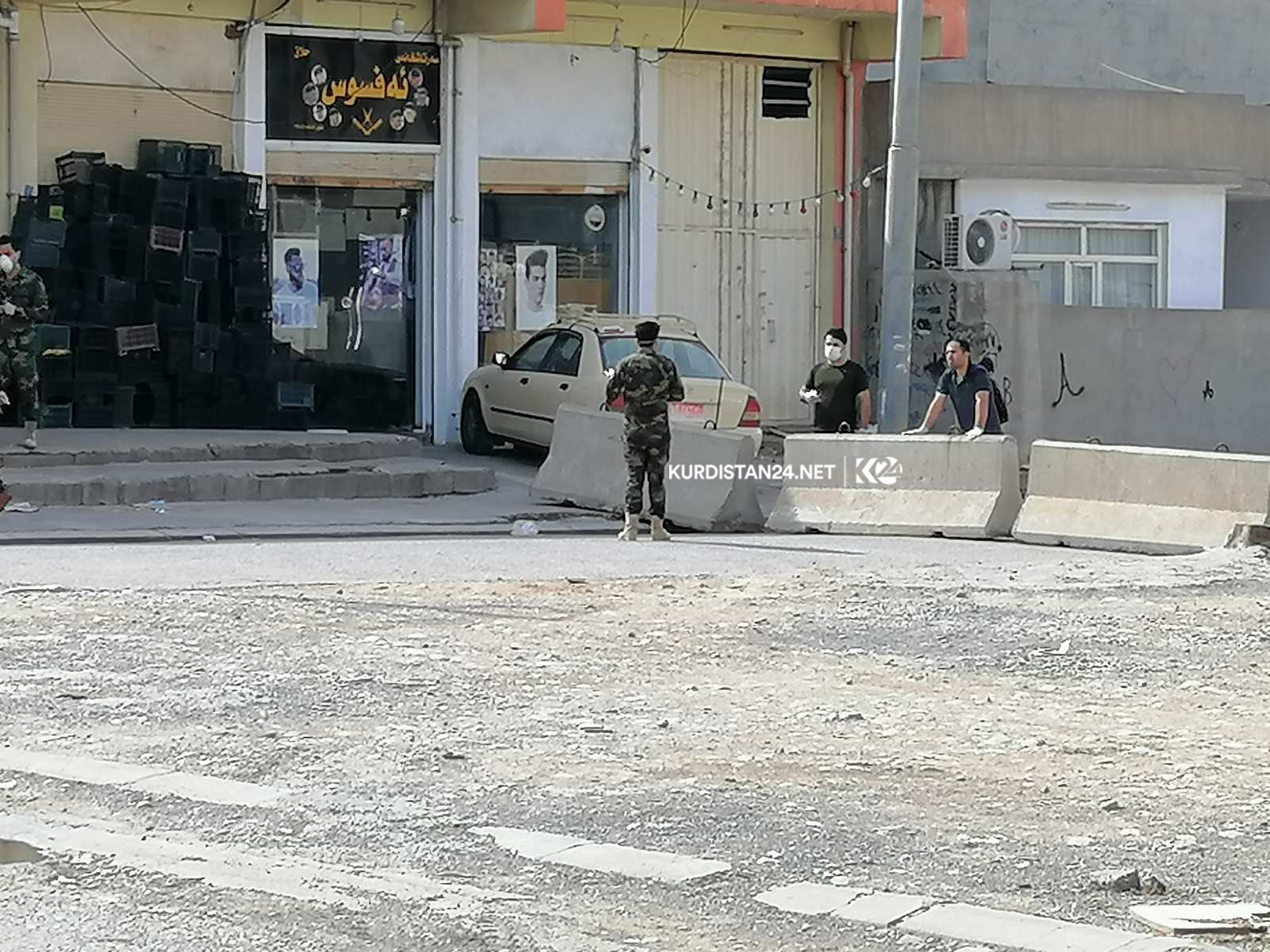 گەڕەكی كارێزان كەرەنتین كرا