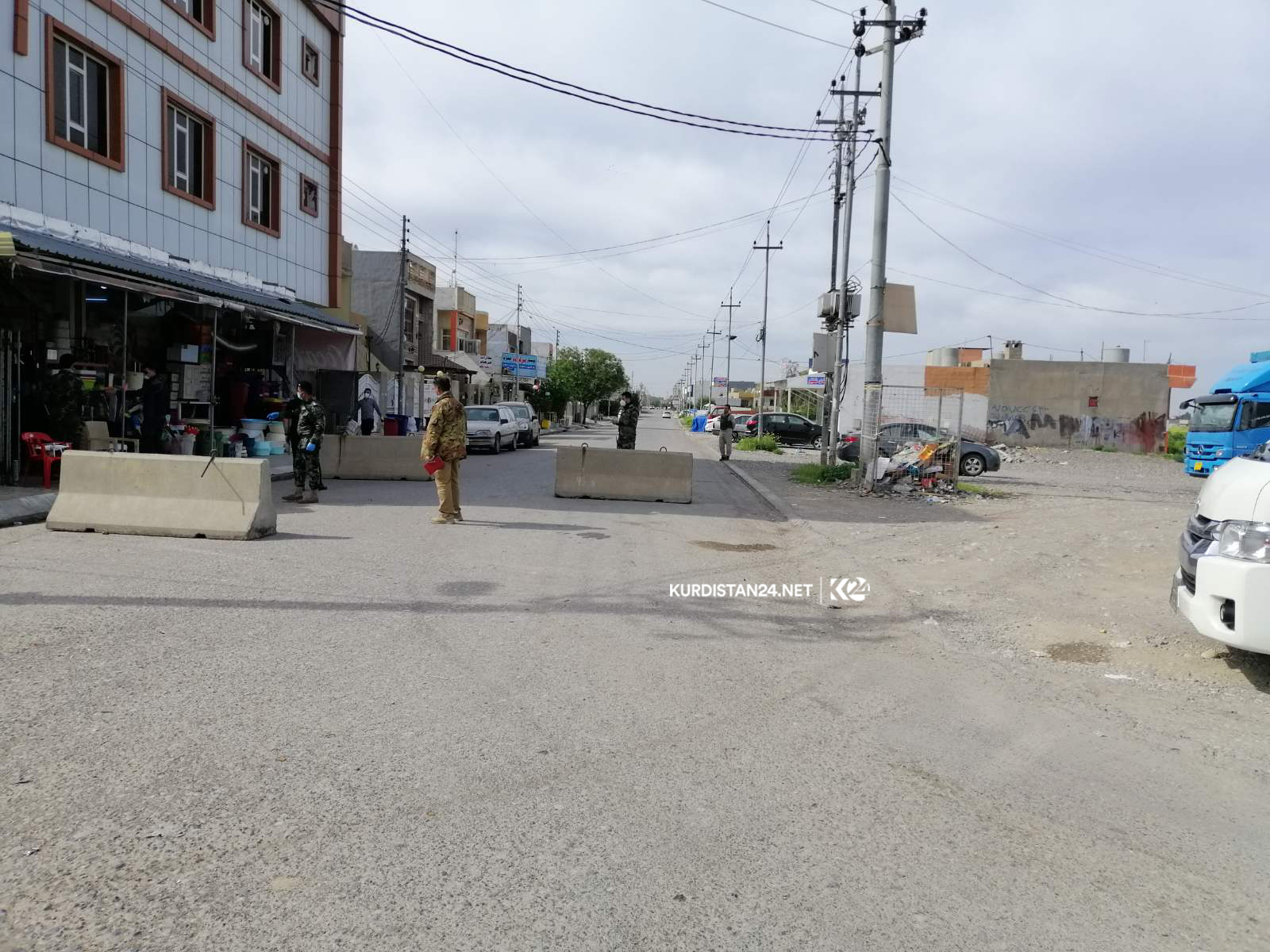 گەڕەكی كارێزان كەرەنتین كرا