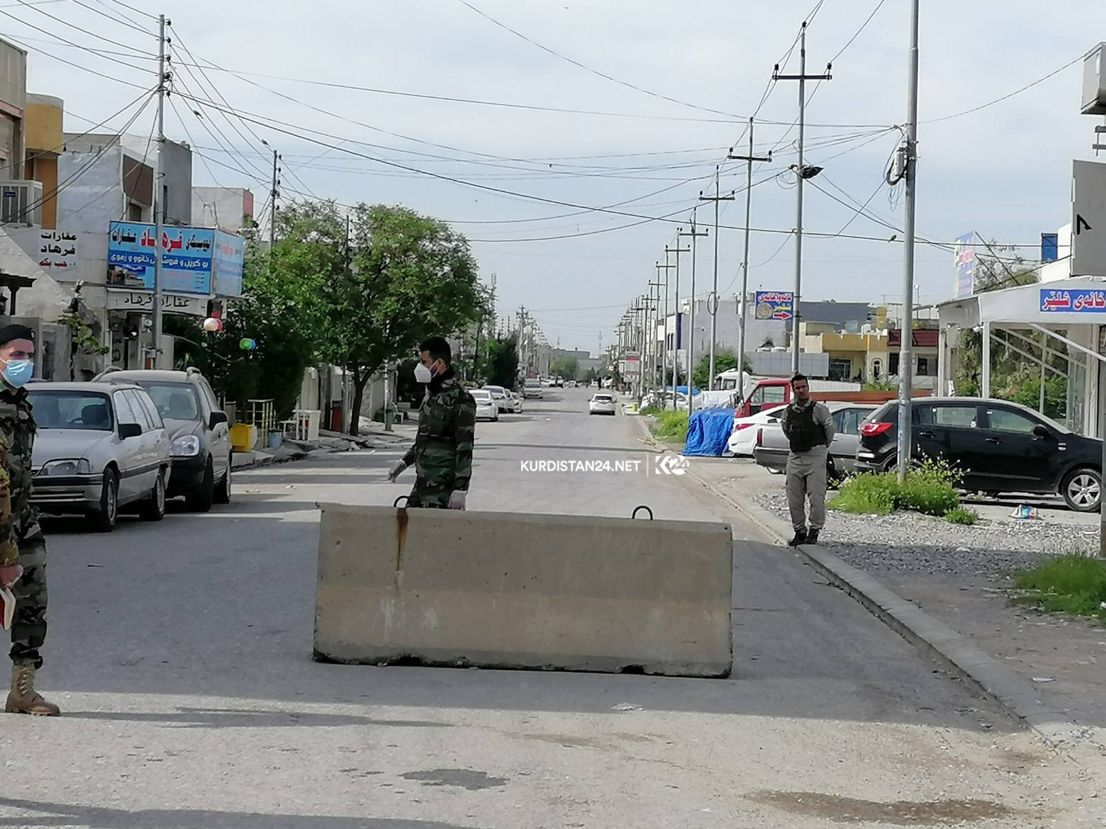 گەڕەكی كارێزان كەرەنتین كرا