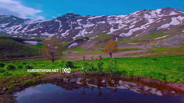 The mountains of Balakayati, located the Kurdistan Region's district of Choman. (Photo: Kurdistan 24)