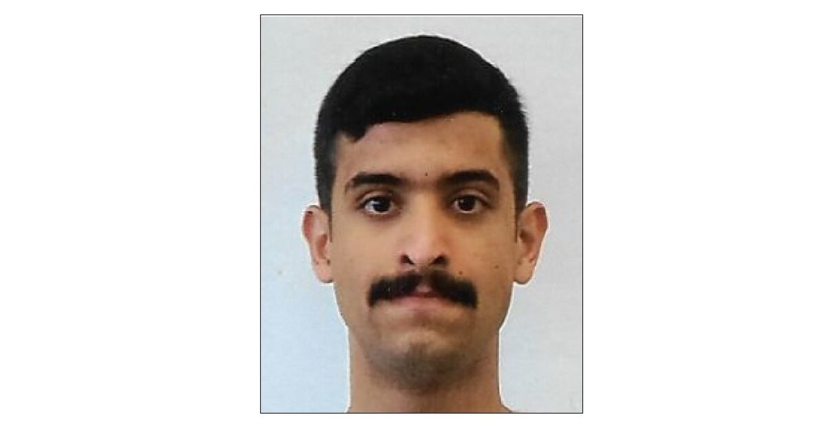 A photo of Shamrani the FBI released. 