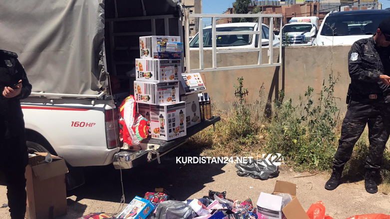 لە ھەولێر دەست بەسەر بڕێك دەرمانی قاچاغ دا گیرا